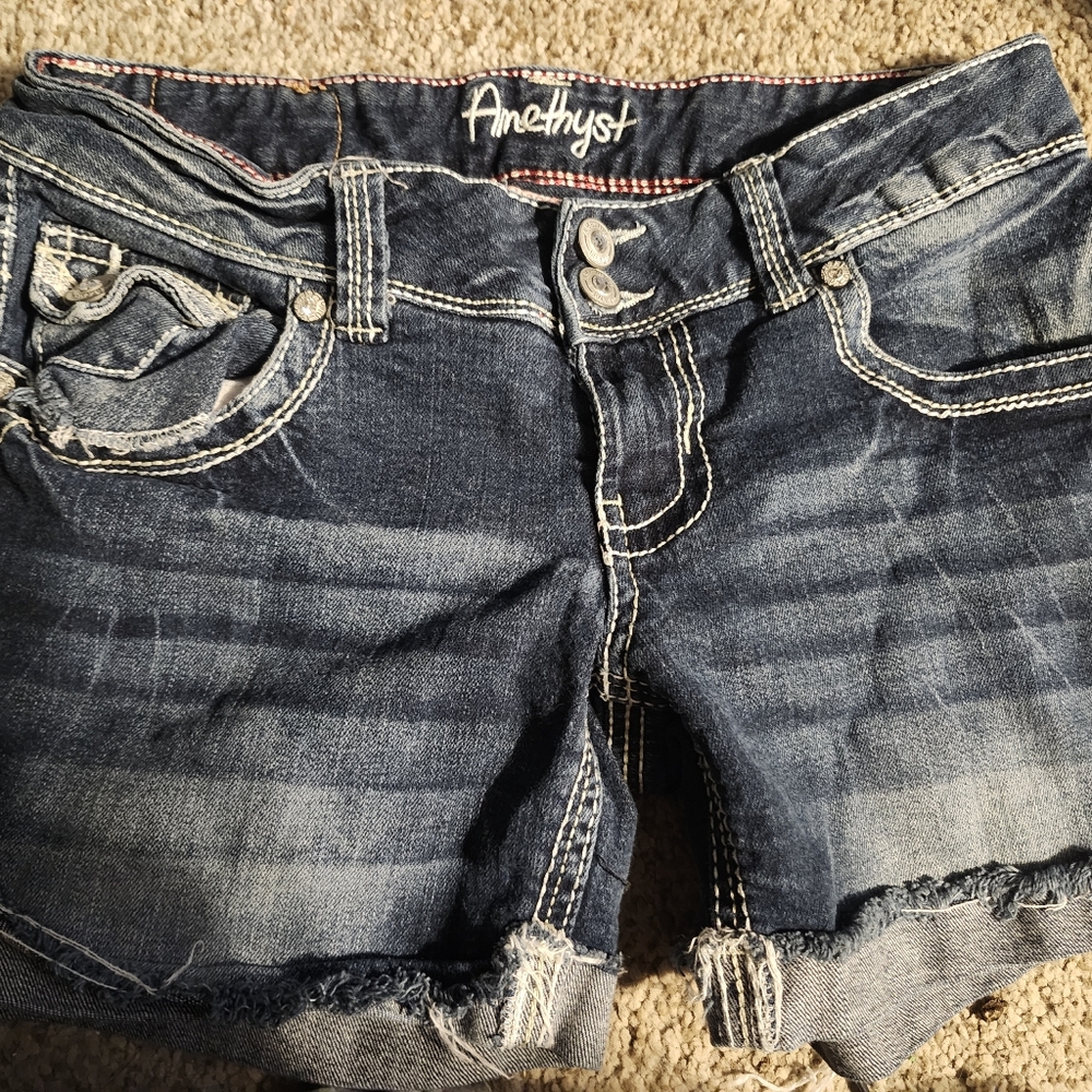 Amethyst jean shorts